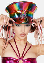 Funk Plus - Bondage captain hat - Rainbow