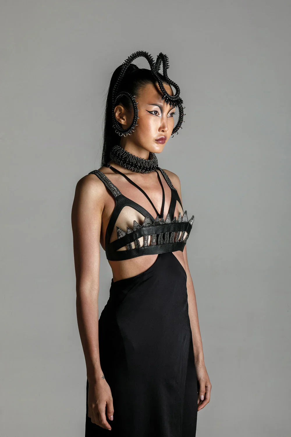 Helios Modular Headpiece System in Jet Black