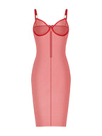 Nina Red Midi Dress