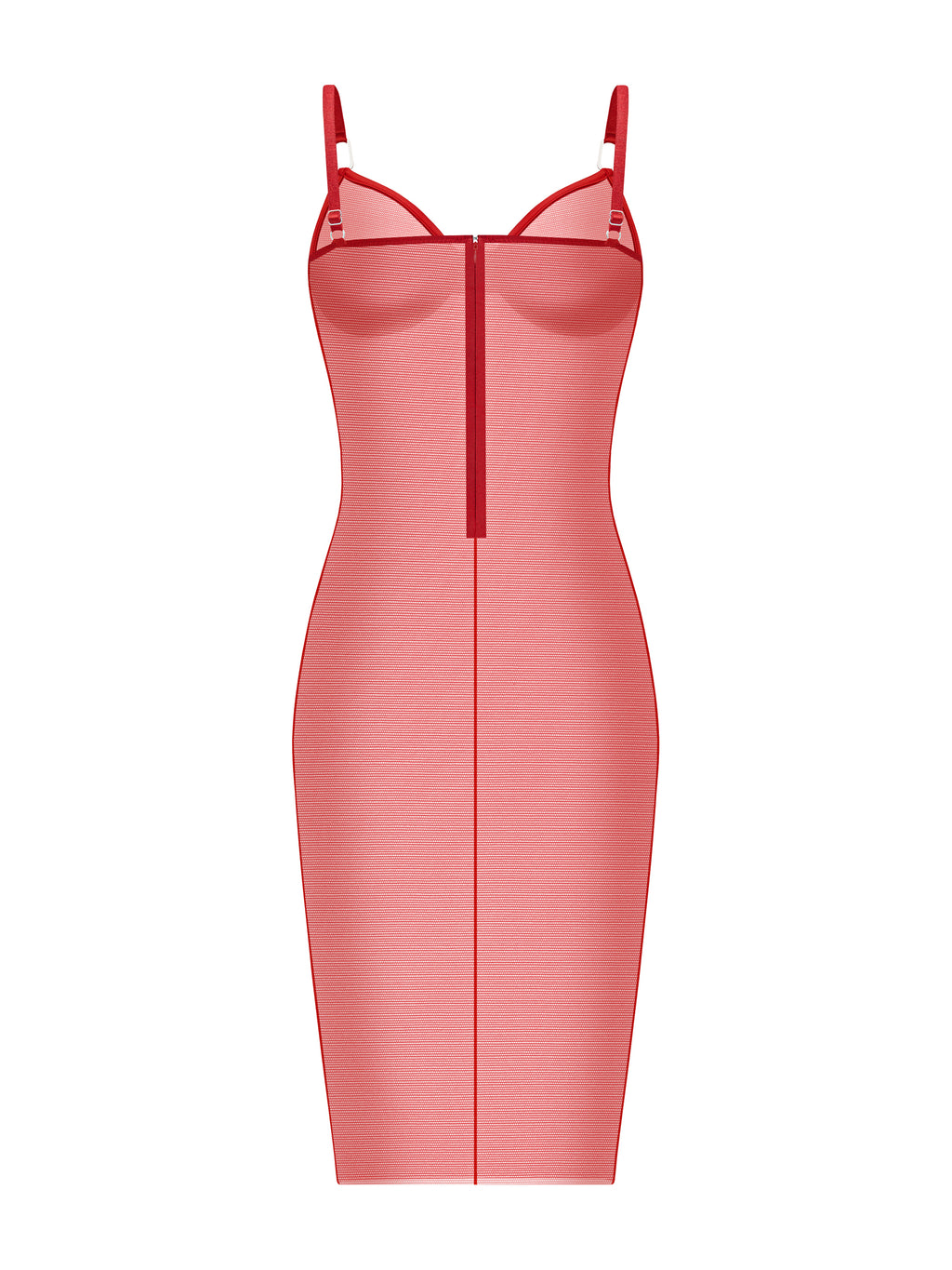 Nina Red Midi Dress