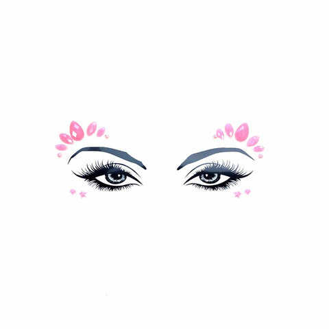 Baby Pink Pixie Crystal Face Jewels