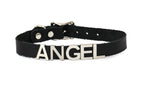 Funk Plus - Leren naam choker - Zwart