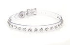Funk Plus - Transparent Vinyl Choker with Rhinestones – Available in Light Pink and Aurora