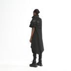 Womens Jacket With Side Cape