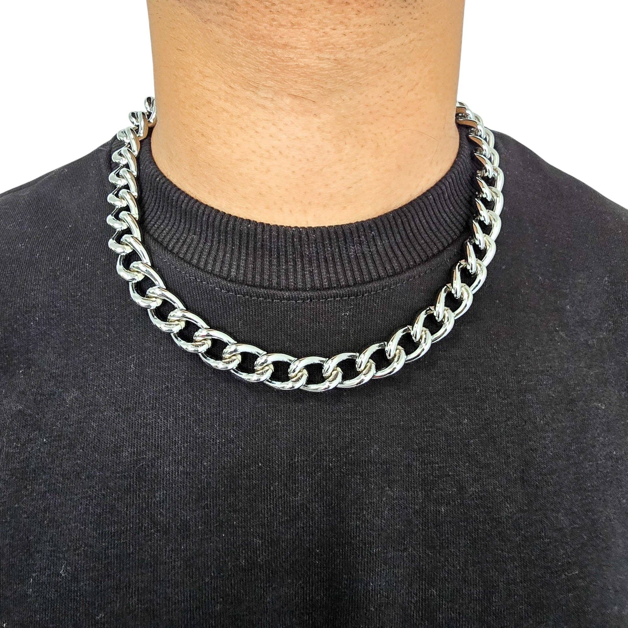 chrome rave chain ketting