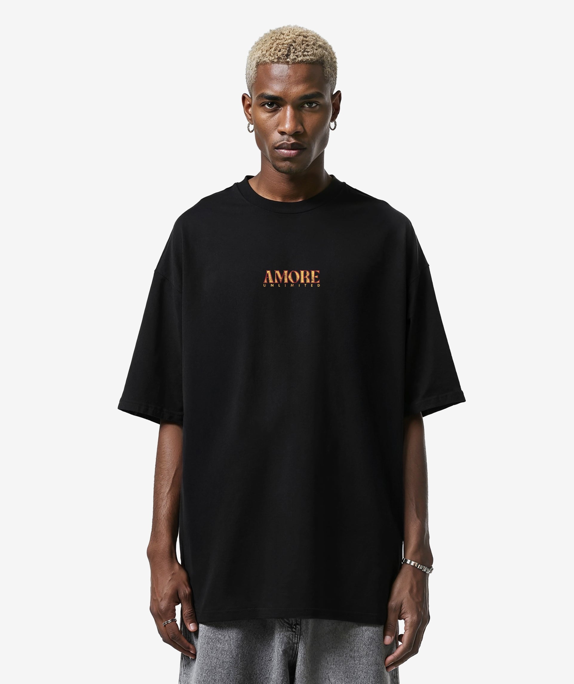 AMORE UNLTD. T-SHIRT - BLACK