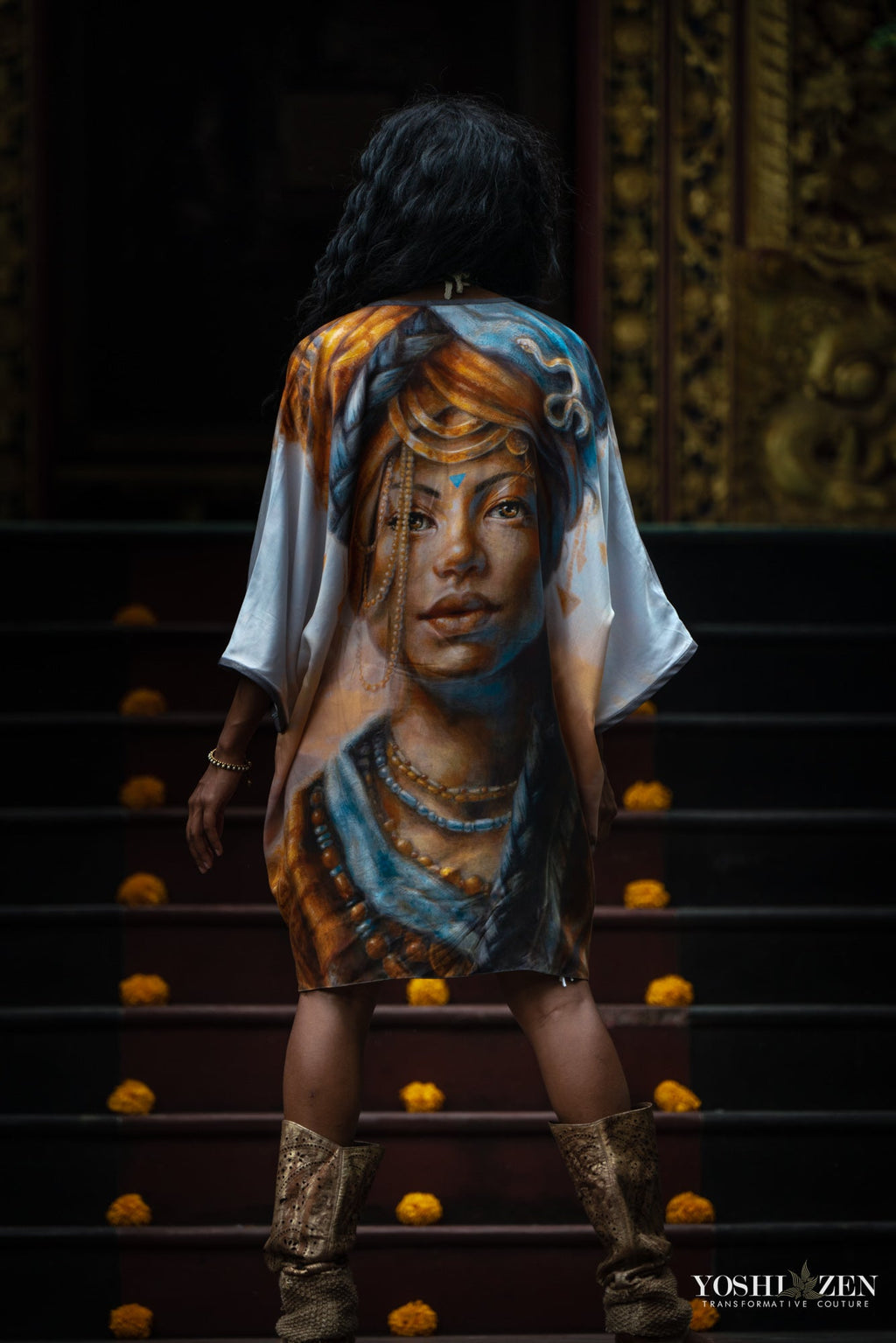 Dawn's Witness Kimono- Autumn Skye Wearable Art
