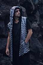 Yin Yang Tribal Sequin Vest