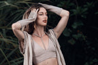 Bee Cosmic Laser Cut Vest (Beige)
