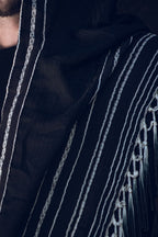 Black Ombre Fringe Hood