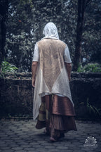 Samurai Wrap Skirt (Bronze/Gold)