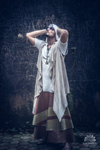 Samurai Wrap Skirt (Bronze/Gold)