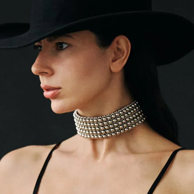 Celestial Beaded Choker - 2 Color Variants