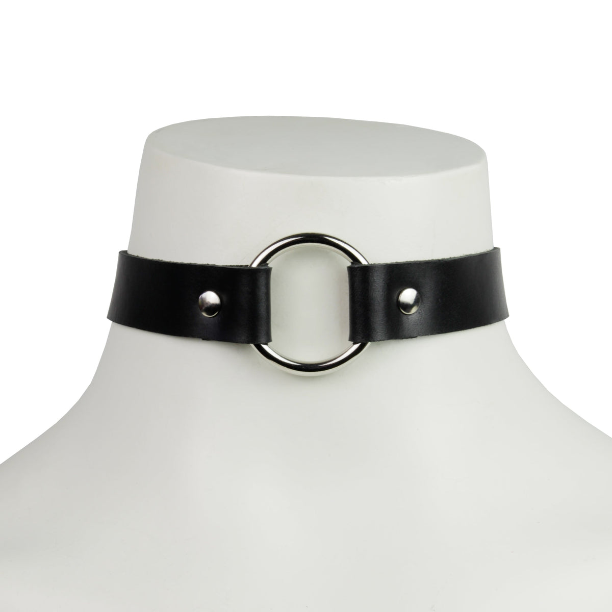 FAC Shop Amsterdam — Studio Moonbow Leather Choker with Silver Ring