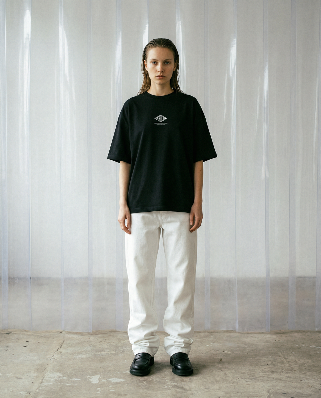 CORPORATE LOGO T-SHIRT - BLACK