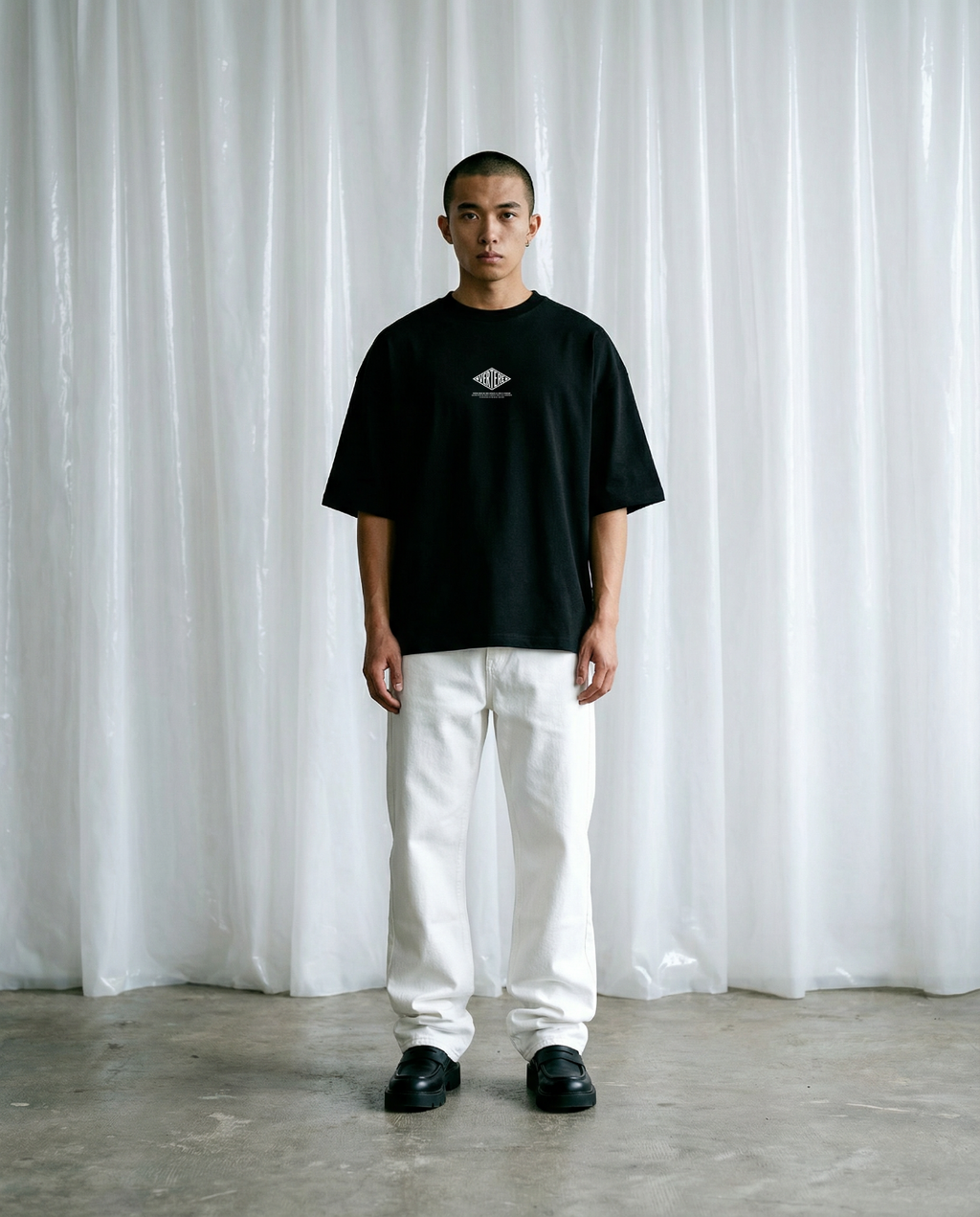 CORPORATE LOGO T-SHIRT - BLACK