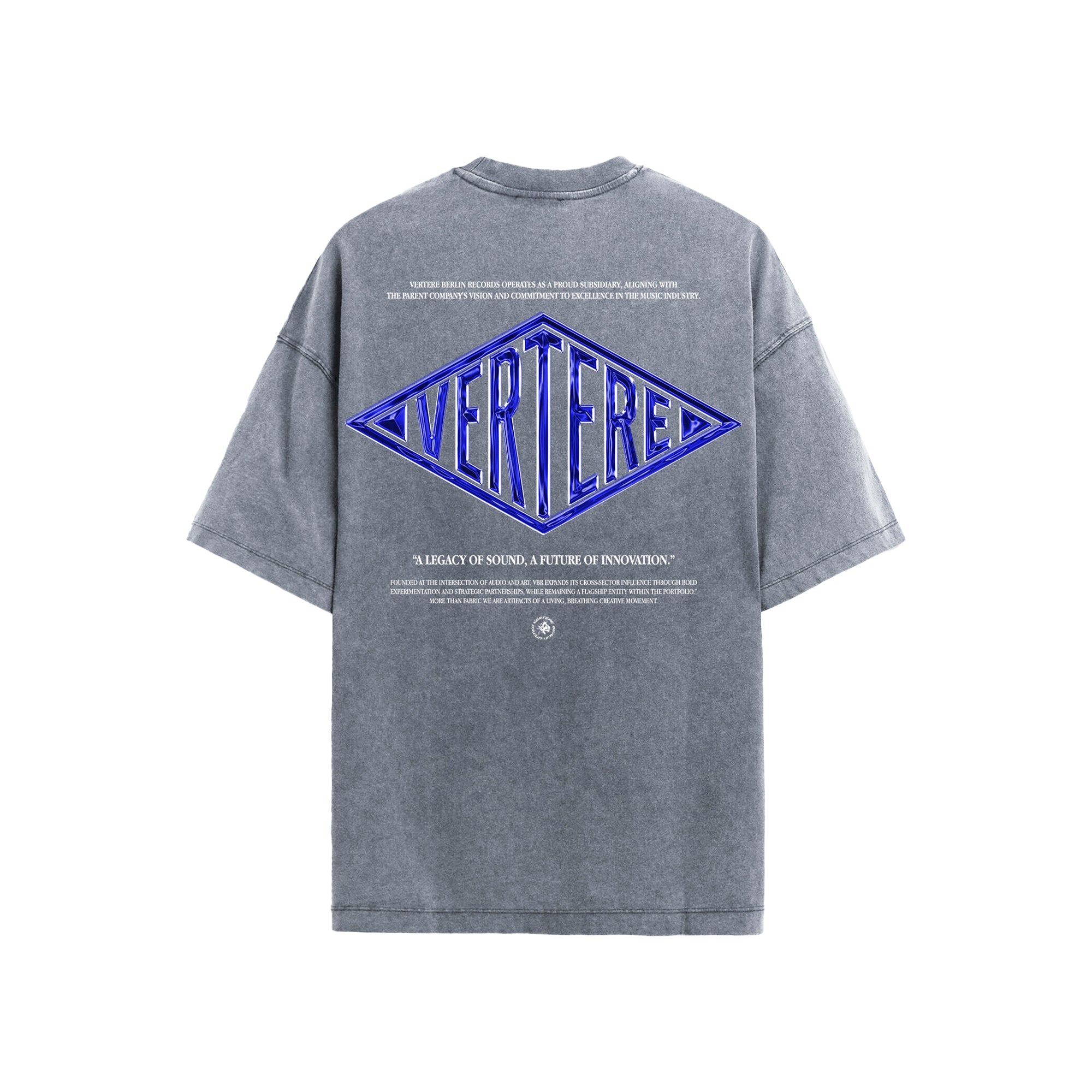CORPORATE LOGO T-SHIRT - WASHED GREY
