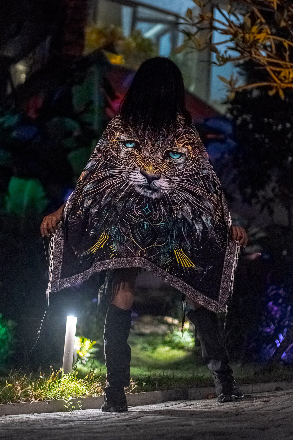 Cosmicat Fringe Poncho