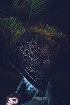 Cosmic Druid Laser Cut Chain Hood