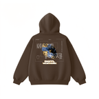 DGTL X VERTERE SYSTEM SHOCK HOODIE - COFFEE