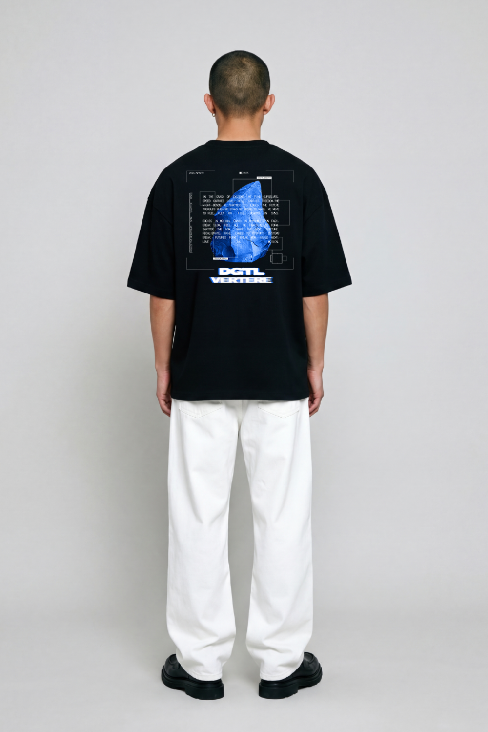 DGTL X VERTERE CTRL // BREAK T-SHIRT - BLACK