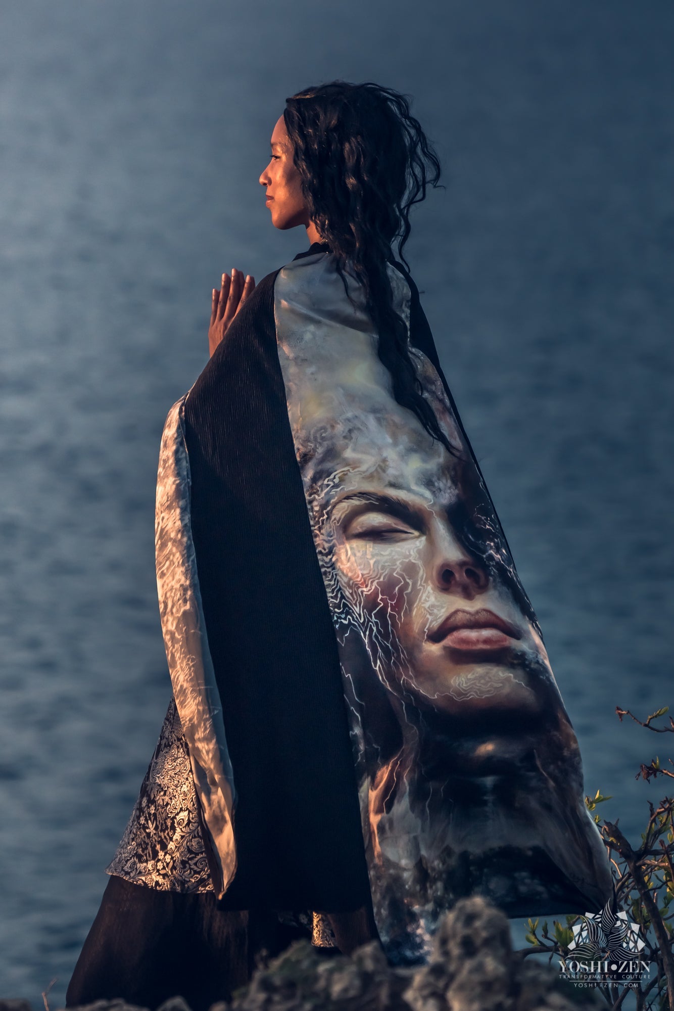 Dissolution of Ego Cape - Wearable Art - Olga Klimova