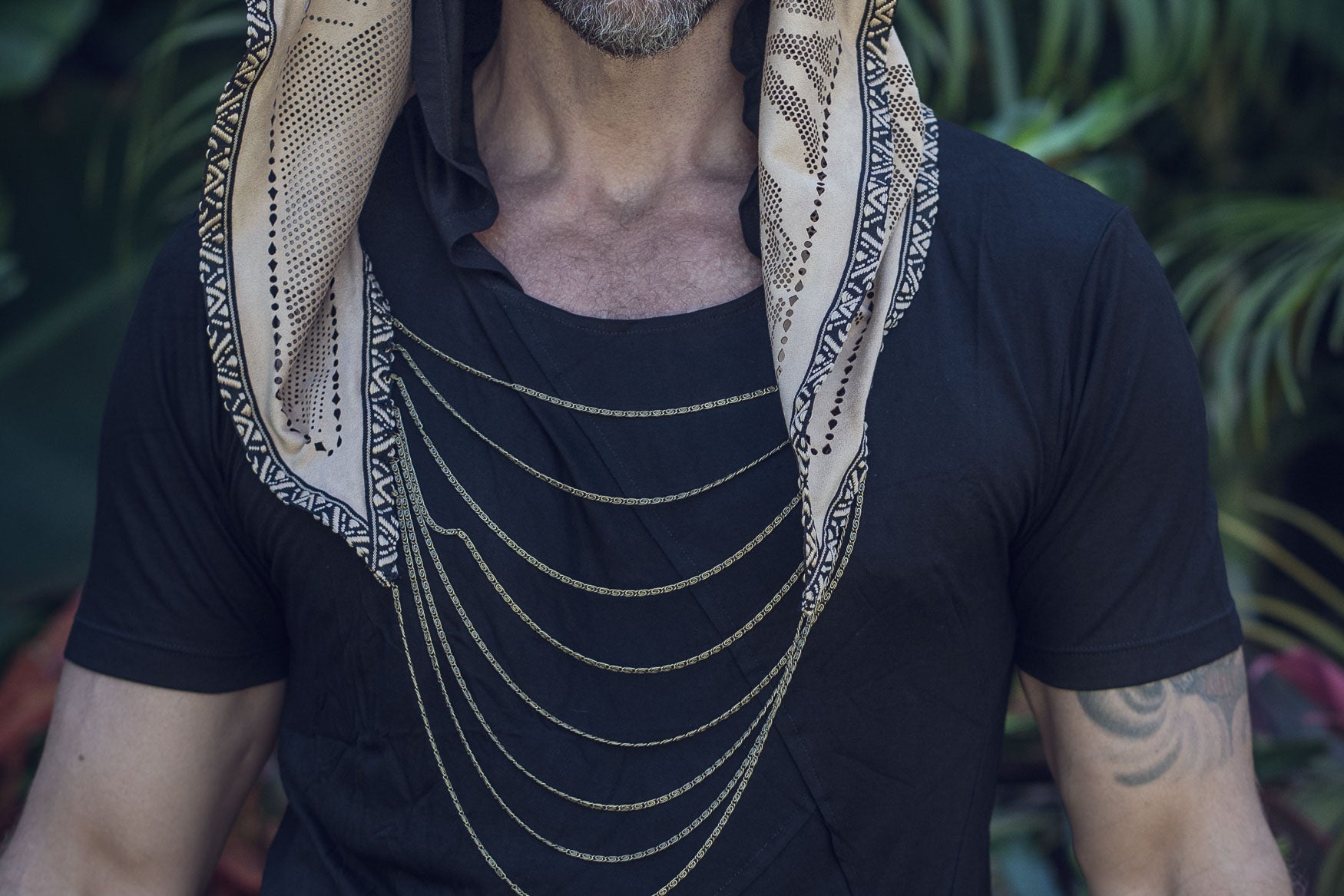 Earth Element Chain Hood