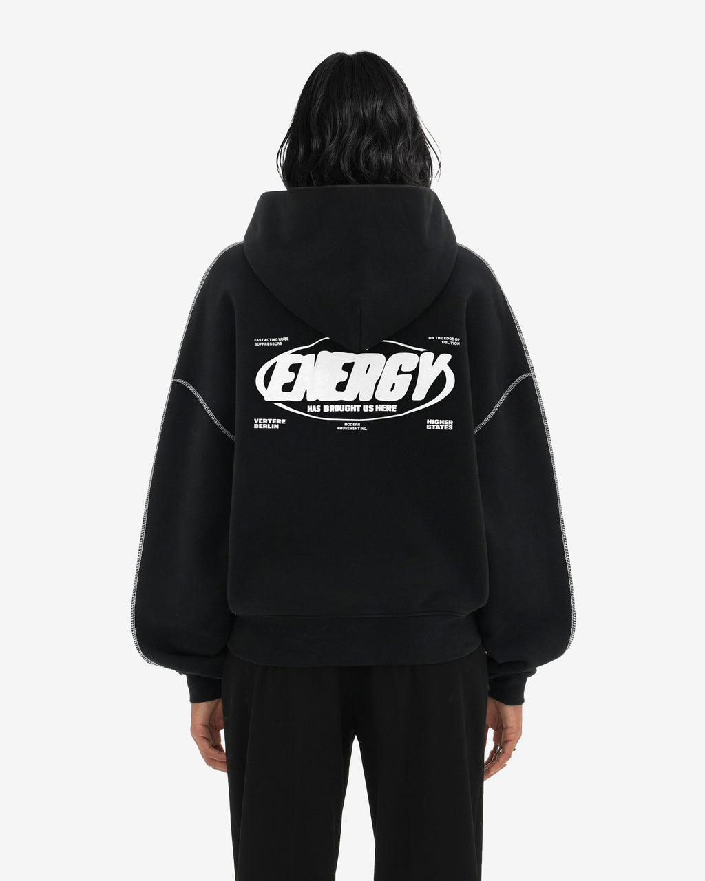 ENERGY HOODIE - BLACK