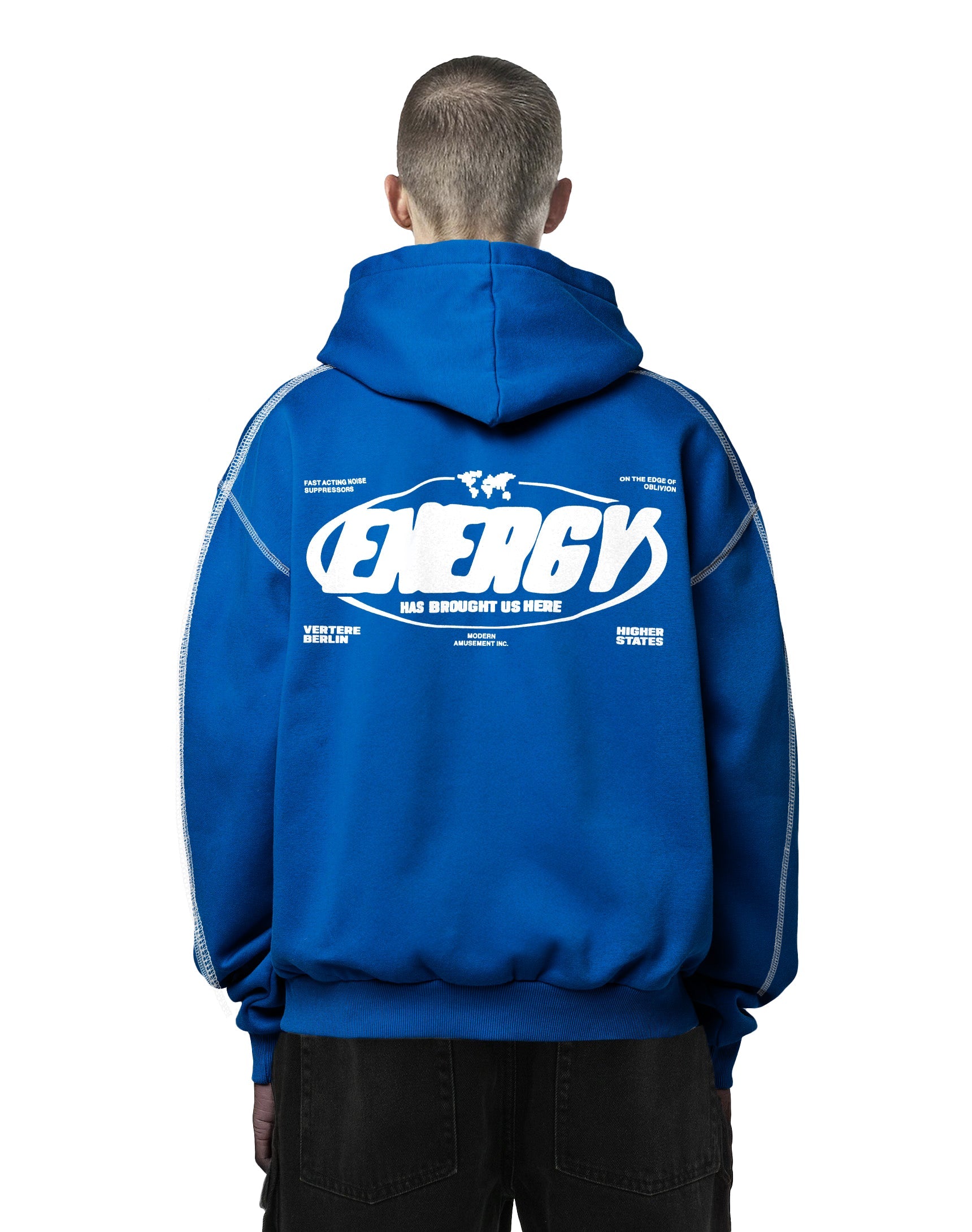 ENERGY HOODIE - ELECTRIC BLUE