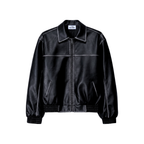 ENIGMA LEATHER JACKET - BLACK
