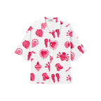 FORGET ME NOT VISCOSE SHIRT - WHITE