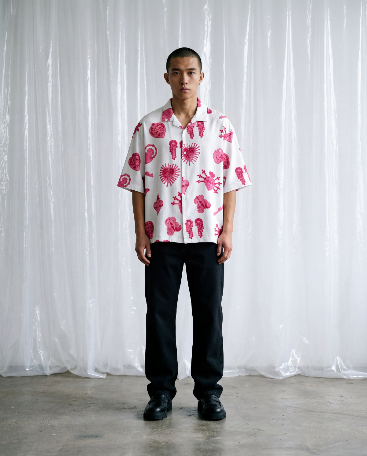 FORGET ME NOT VISCOSE SHIRT - WHITE