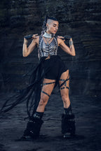 Nyx Sequin Fringe Top