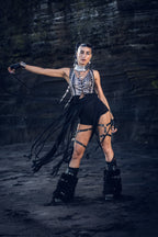 Nyx Sequin Fringe Top