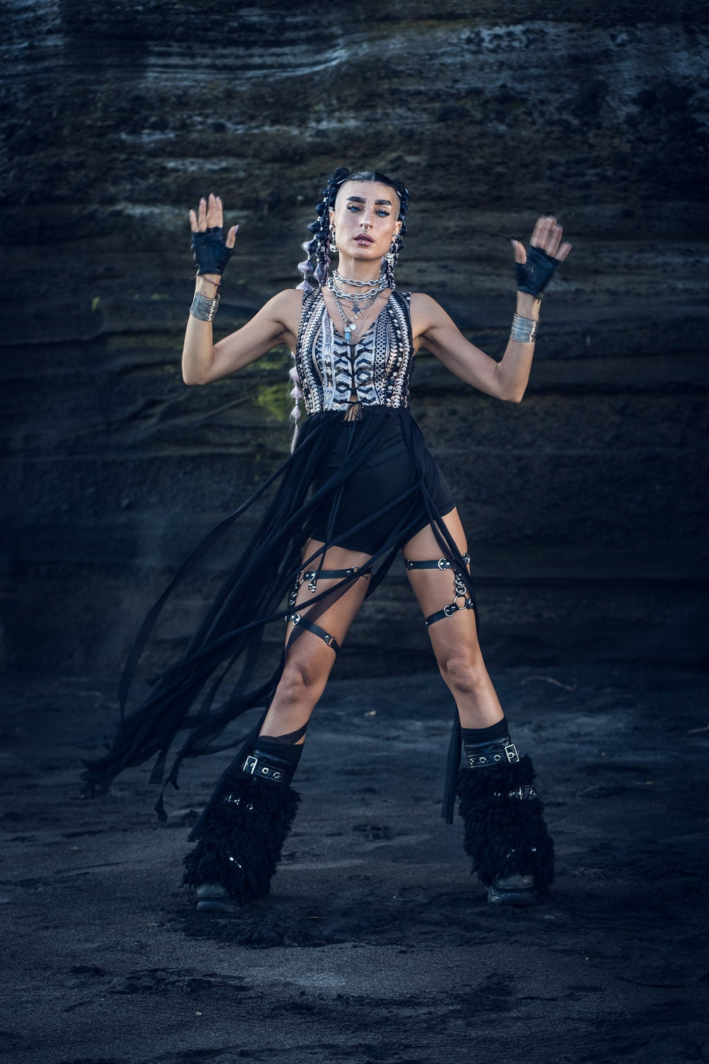 Nyx Sequin Fringe Top