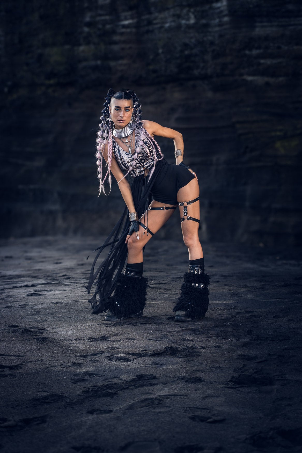 Nyx Sequin Fringe Top