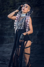 Nyx Sequin Fringe Top