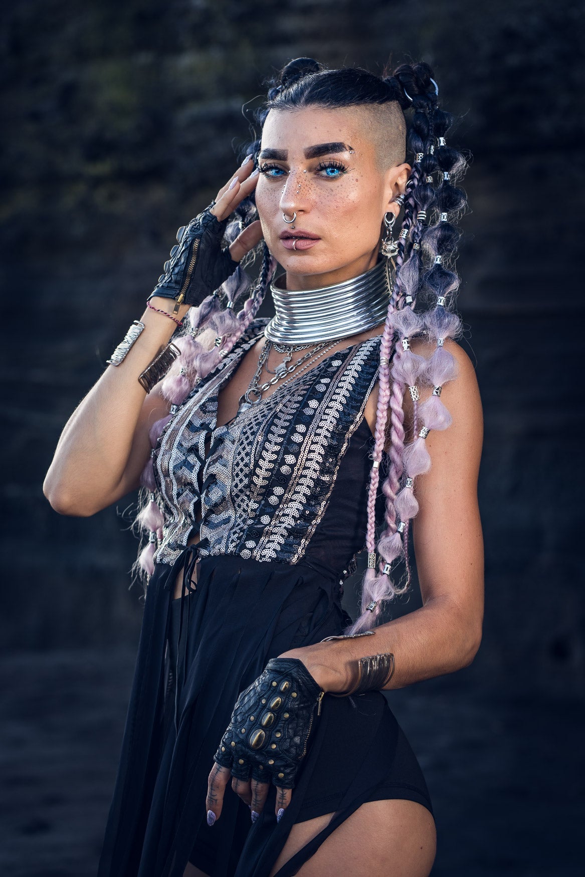Nyx Sequin Fringe Top