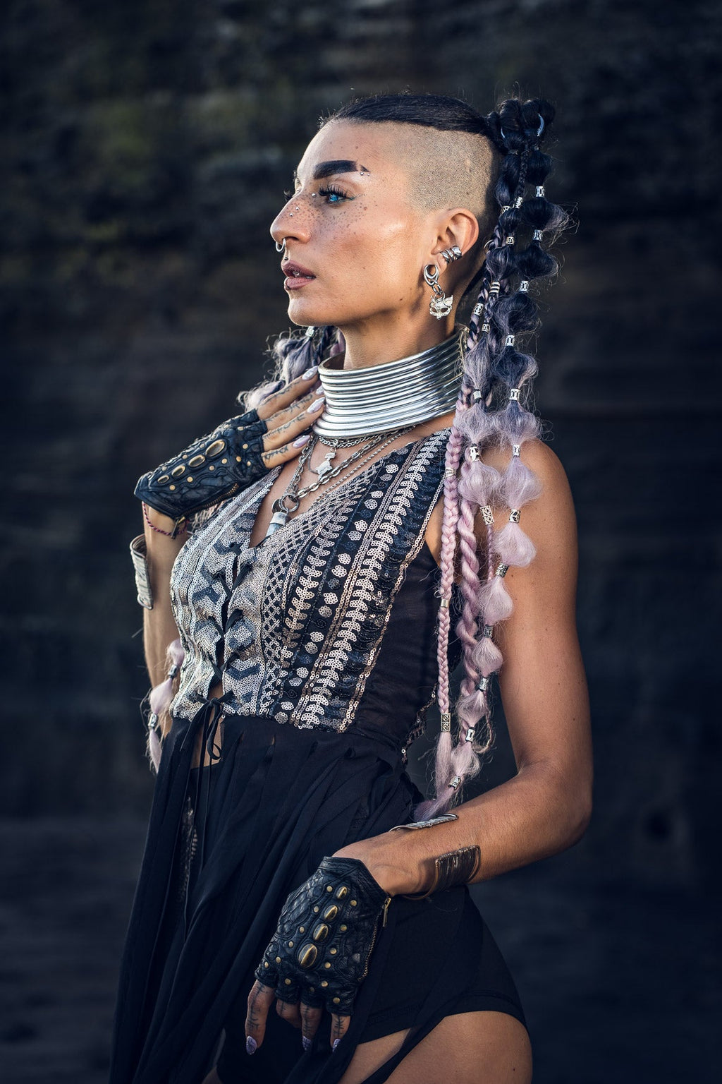 Nyx Sequin Fringe Top
