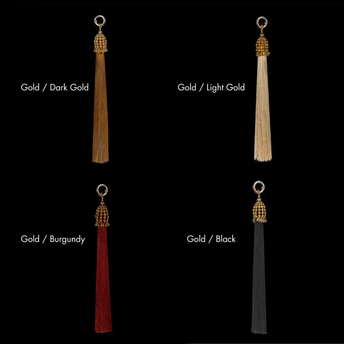 Teuta Modular Belt with Tassels & Bow Medallions – Gold | Object & Dawn Best Seller