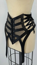 Lister Beaded Leather Girdle Belt