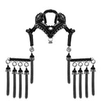 Jas Modular Headpiece System in Jet Black