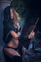 Yin Yang Chain Hood- Laser Cut Sacred Geometry