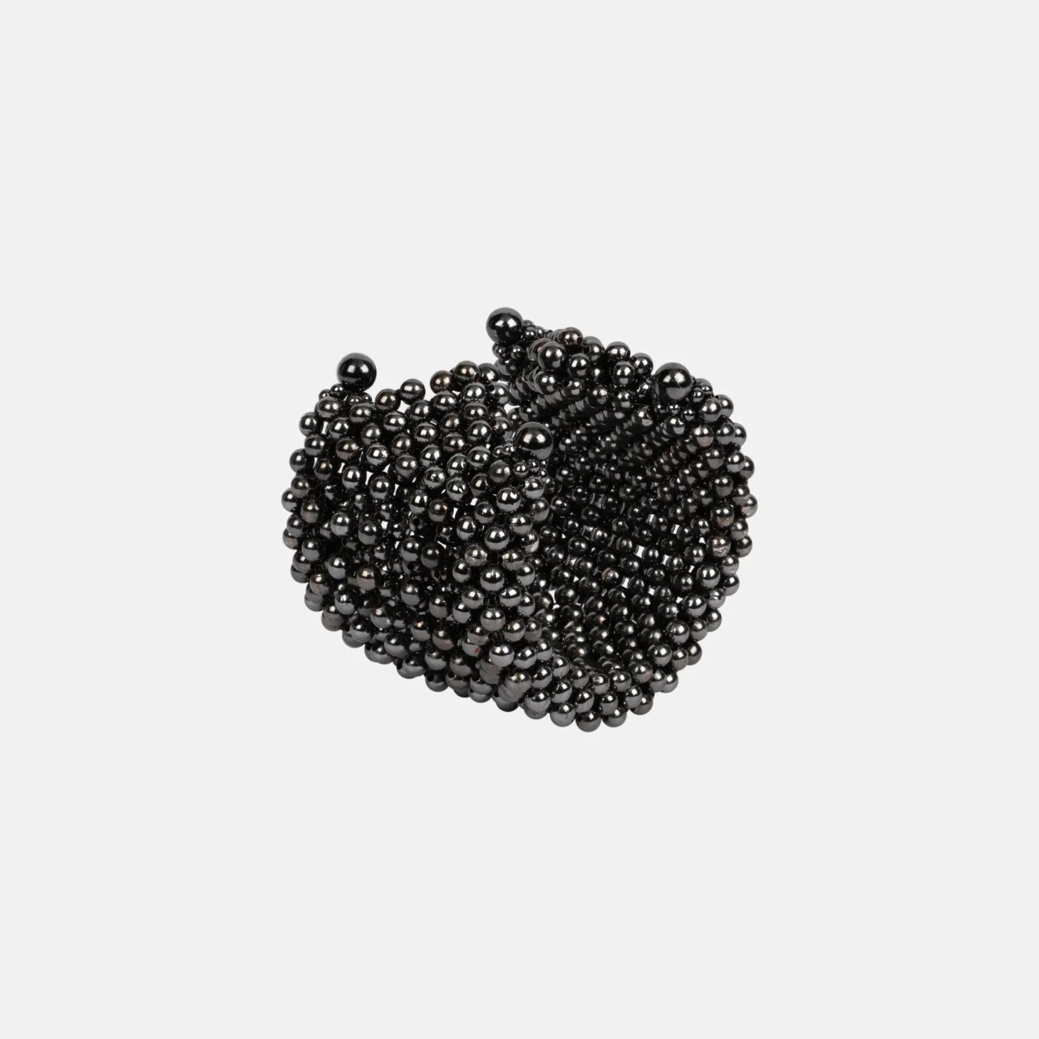 Men's Khutulun Wide 4D Cuff in Jet Black