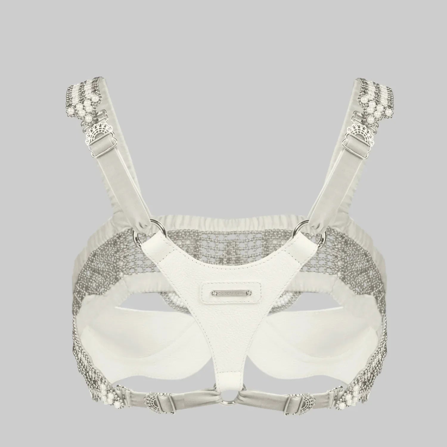 Khutulun Modular Top with Leather Balconette – Pearl |  Best Seller