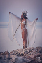LED Kaftan (White/Gold)