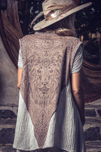 Kameleo Laser Cut Vest (Sand)
