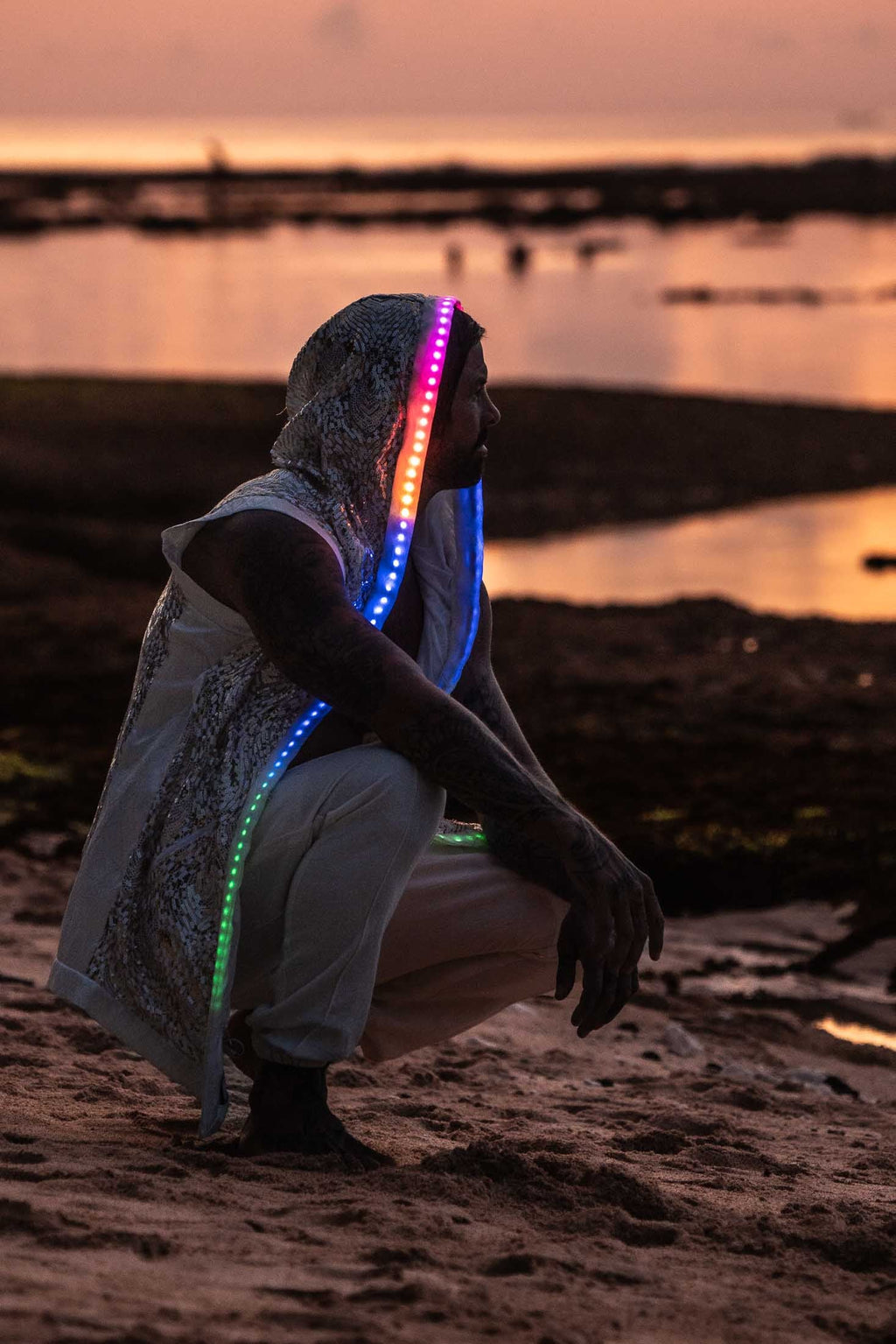 LED Mystic Fusion Sequin Vest
