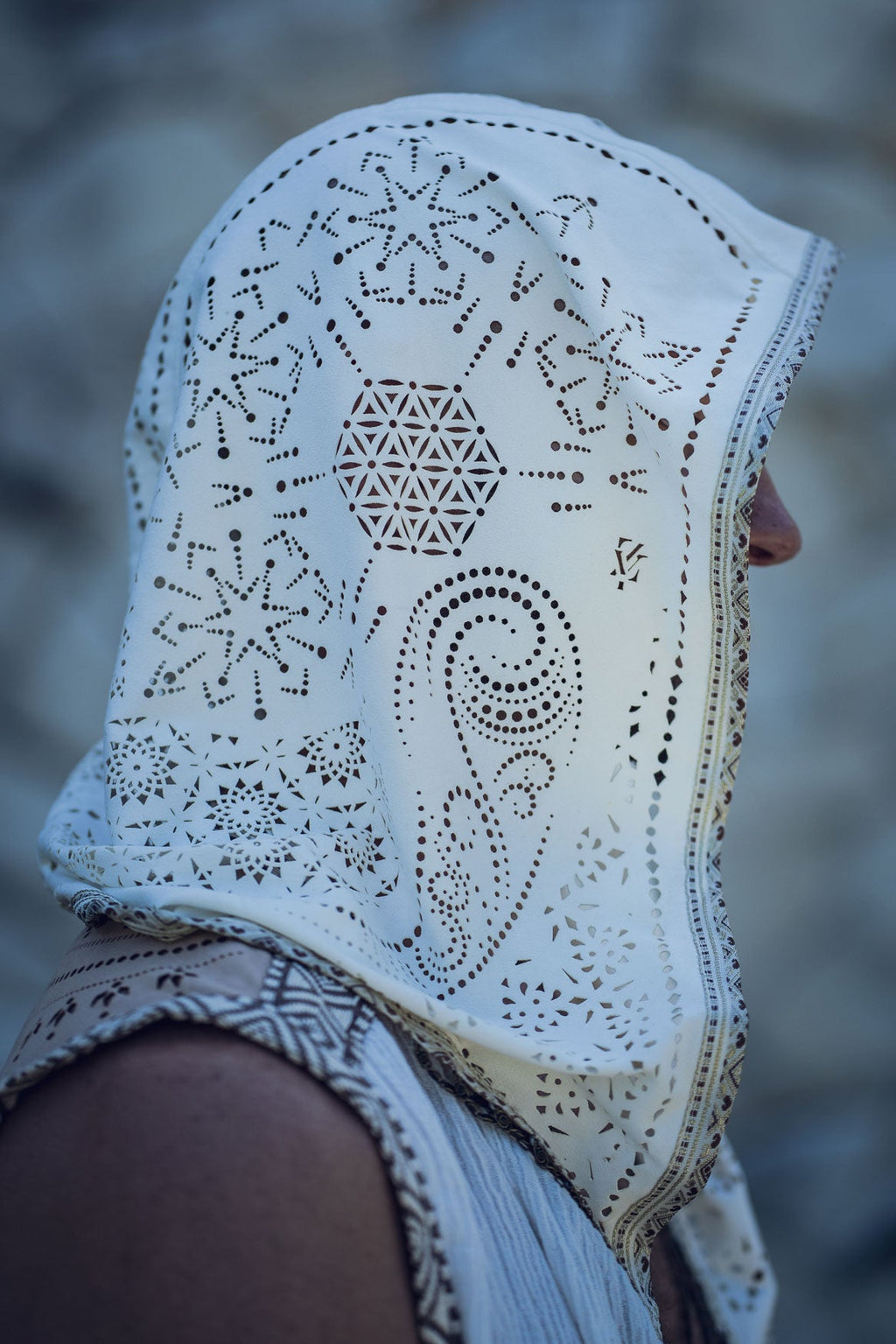 Lunara Laser Cut Chain Hood