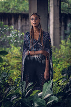 Cosmicat Fringe Poncho